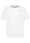 SUBLEVEL T-Shirt mit Backprint Weiß/Creme/Grau