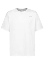 SUBLEVEL T-Shirt mit Backprint Weiß/Creme/Grau