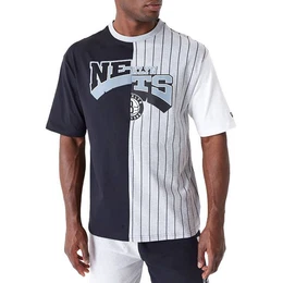 T-Shirt T-Shirt NBA Bronet Half Pinstrip, G S, F h.grey/blk