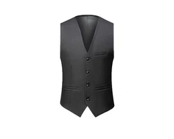 Allthemen Anzug Set Slim Fit ein Knopf Anzug für Hochzeit und Business Dunkelgrau/Grau/Dunkelblau