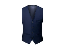 Allthemen Anzug Set Slim Fit ein Knopf Anzug für Hochzeit und Business Dunkelblau