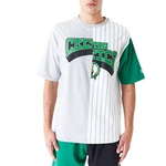 New Era T-Shirt NBA Boscel Half Pinstrip weiß/grün
