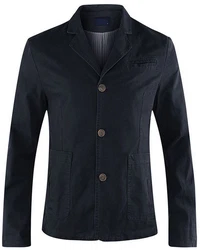 Allthemen Herren Sakko Slim Fit Sportsakko Dunkelblau/Hellblau/Blau