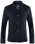 Allthemen Herren Sakko Slim Fit Sportsakko Dunkelblau/Hellblau/Blau