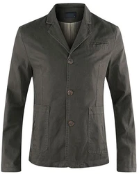 Allthemen Herren Sakko Slim Fit Sportsakko Khaki/Dunkelgrün/Grau/Dunkelgrau/Braun
