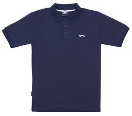 Frackhemd Polohemd marineblau Slazenger S