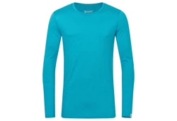 Kaipara Merino Sportswear Langarmshirt Herren Slimfit Türkis