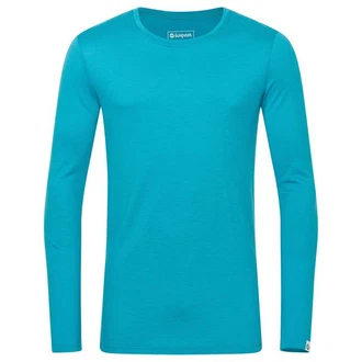 Kaipara Merino Sportswear Langarmshirt Herren Slimfit Türkis Kaipara Merino Sportswear Langarmshirt Herren Slimfit Türkis