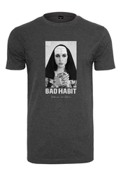 Mister Tee T-Shirt Bad Habit Tee Dunkelgrau/Grün/Hellgrau/Braun/Grau