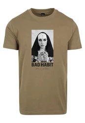 Mister Tee T-Shirt Bad Habit Tee Khaki/Dunkelgrün/Beige