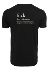 MisterTee T-Shirt FCK Tee Schwarz