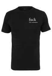 MisterTee T-Shirt FCK Tee Schwarz