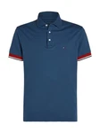 Tommy Hilfiger Poloshirt Interlock Sleeve Detail Reg Polo Dunkelblau/Blau
