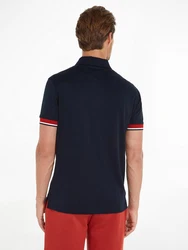 Tommy Hilfiger Poloshirt Interlock Sleeve Detail Reg Polo blau