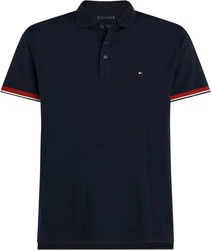 Tommy Hilfiger Poloshirt Interlock Sleeve Detail Reg Polo blau
