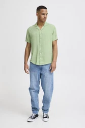 Blend Kurzarmhemd BHShirt Türkis/Hellgrün