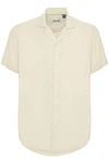 Blend Kurzarmhemd BHShirt Khaki/Weiß/Beige