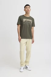 Blend T-Shirt BLEND BHTee Khaki/Dunkelgrün