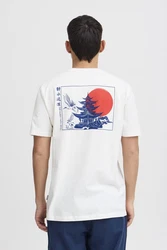 Blend T-Shirt BLEND BHTee Rosa/Weiß/Hellblau/Creme/Blau/Rot