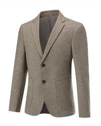 Allthemen Sakko Herren Freizeitanzug Regular Fit Anzugjacke Khaki/Grau/Braun/Beige