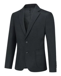Allthemen Sakko Herren Freizeitanzug Regular Fit Anzugjacke Dunkelgrau/Dunkelblau/Hellblau/Schwarz