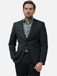 Allthemen Sakko Herren Freizeitanzug Regular Fit Anzugjacke Dunkelgrau/Dunkelblau/Hellblau/Schwarz