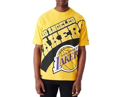 New Era T-Shirt NBA Loslak Large WRDMRK gelb