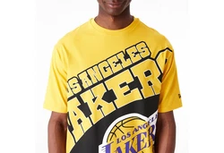 New Era T-Shirt NBA Loslak Large WRDMRK gelb