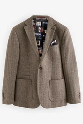 Next Sakko (1-tlg) Khaki/Braun/Beige/Grau