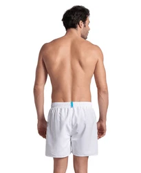 Arena Badeshorts Fundamentals Logo R Weiß