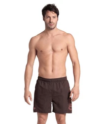 Arena Badeshorts Fundamentals Logo R Sepia