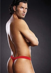 Blue Line String Performance Microfiber Thong div. Farben/rot