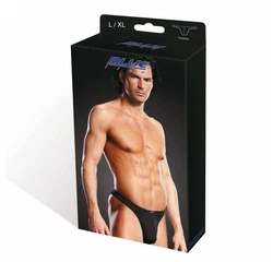 Blue Line Performance Microfiber Thong schwarz