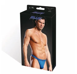 Blue Line String Performance Microfiber Thong blau