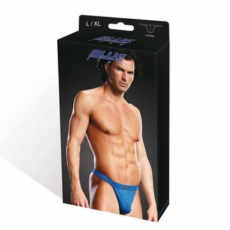 Blue Line String Performance Microfiber Thong