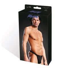 Blue Line String Performance Microfiber Thong blau/schwarz