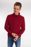 DEPROC Active Fleecejacke KIRKVALE MEN Dunkelrot/Rot/Bordeaux
