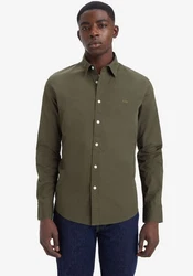 Levi's Jeanshemd BATTERY HM SHIRT SLIM Dunkelgrün/Grün