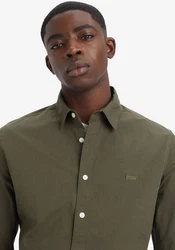 Levi's Jeanshemd BATTERY HM SHIRT SLIM Dunkelgrün/Grün