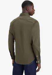 Levi's Jeanshemd BATTERY HM SHIRT SLIM Dunkelgrün/Grün