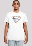 F4NT4STIC T-Shirt DC Comics Superman Logo Superheld Herren Hellblau/Weiß/Grau/Orange/Creme/Braun