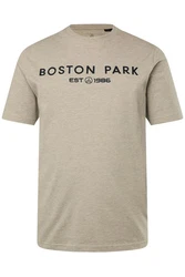 Boston Park T-Shirt Halbarm Khaki/Dunkelgrün