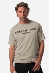 Boston Park T-Shirt Halbarm Khaki/Dunkelgrün