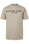 Boston Park T-Shirt Halbarm Khaki/Dunkelgrün