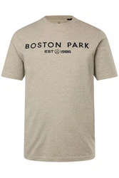 Boston Park T-Shirt Halbarm Khaki/Dunkelgrün