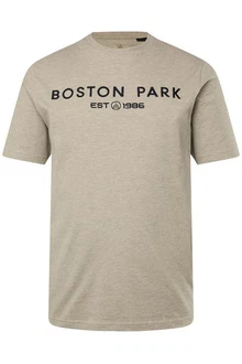 Boston Park T-Shirt Halbarm Khaki/Dunkelgrün Boston Park T-Shirt Halbarm Khaki/Dunkelgrün