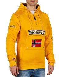 Geographical Norway Kapuzenpullover Herren Hoodie bagymclass Mustarde Yellow