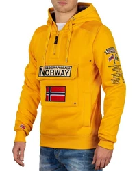 Geographical Norway Kapuzenpullover Herren Hoodie bagymclass Mustarde Yellow