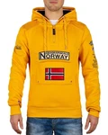Geographical Norway Kapuzenpullover Herren Hoodie bagymclass Mustarde Yellow