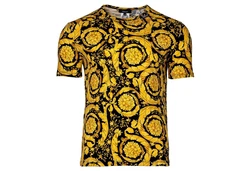 Versace T-Shirt Herren T-Shirt BAROCCO Gold/Gelb